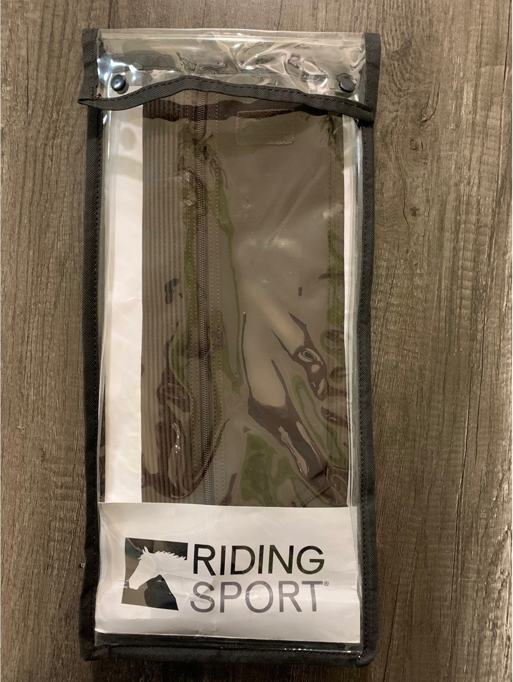 NWT Dover Saddlery Synthetic Half Chaps Minor Marks from storing in bag Size Lar